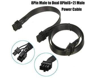 RM1000 RM850 RM750 RM650 RM550 RM450 Kabel PSU 8Pin ke 2 Port 6+2pin GPU 8 Pin ke Dual 8P 6Pin - Product Image 6