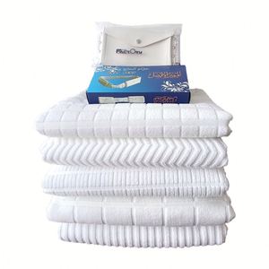 Serviette de prière Ihram pour adultes, 2 pièces, en microfibre jacquard antimicrobienne, séchage rapide, haute qualité et bon marché - Product Image 1