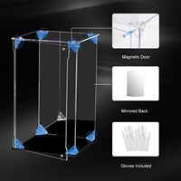 Vitrine en acrylique transparent pour objets de collection assembler Lego boîtier en verre alternatif pour figurines d'affichage poupée jouets stockage à la maison