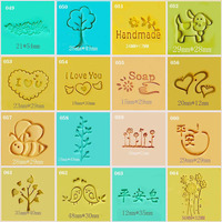 32 sortes bricolage savon et Fondant gâteau moule mignon dessin animé résine motif timbres chocolat décor et savon fait main faisant des fournitures