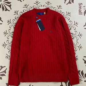 Maglione Invernale Caldo in Lana per <span class=keywords><strong>Uomo</strong></span> e Donna, Pullover con Logo Ricamato sul Davanti, Collo Tondo, Camicia Lavorata a Maglia - Product Image 5