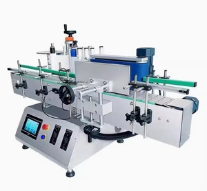 Machine d'étiquetage automatique de bouteilles en verre et en plastique circulaires de bureau - Product Image 4