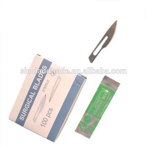 Hoja de bisturí quirúrgico de acero al carbono y acero inoxidable tamaño 10R - Product Image 2