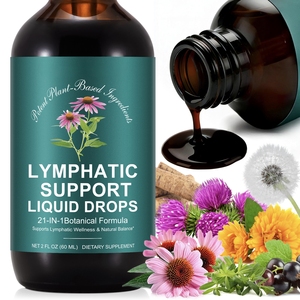 AcentaLabs Gouttes Liquides de Soutien Lymphatique Formule Botanique 21-en-1 60ML Complément Alimentaire Soutien Immunitaire Naturel - Product Image 1