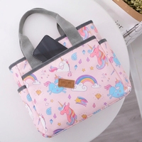 Tas Tote Ukuran Sedang dari Kain Komposit Lembut yang Dapat Digunakan Kembali, Multi Kantong, Lapisan TC, Ukuran Kustom untuk Penggunaan Sehari-hari Kasual