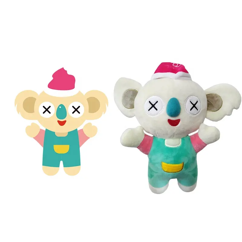 Mascot Cartoon Custom Soft Koala Plush Stuffed Toys Custom