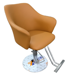 Sillas de Barbero Reclinables Kisen New Gold, Silla de Salón Marrón, Equipo de Peluquería y Belleza con Material Metálico, Muebles de Salón - Product Image 5