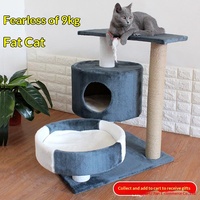Arbre à chat, structure d'escalade, lit pour chat, griffoir/colonne, toutes saisons, universel, personnalisable, mobilier