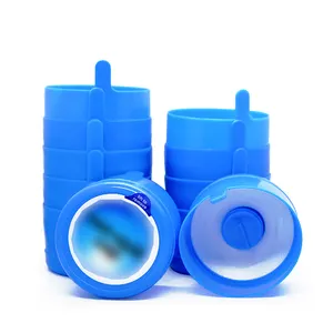 High quality Non Spill Caps Reusable Anti Splash Bottle Caps 55mm for 3 and 5 Gallon Water Cap