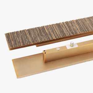 MAXERY Lüks Giriş Kapı Kolları Dokulu Kabuklu Büyük Çekme Kolu Çift Taraflı Cam Ahşap Kapı Kolu Villa Otel Kapısı için - Product Image 3