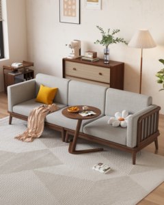 High Quality Solid Wood <b>Round</b> <b>Side</b> <b>Table</b>, Modern Z-Shaped End <b>Table</b> for Living Room Bedroom - Product Image 4