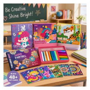 Kit Educativo de Mosaico de Láminas para Niños, Set de Actividades con Imágenes de Animales, Reconocimiento de Colores, Manualidades, Regalo de Recompensa para el Aula - Product Image 6