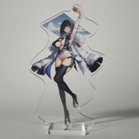 Support d'affichage en plastique personnalisé, dessin animé, transparent, double impression, design clair, figurine de personnage, support en acrylique, anime standee