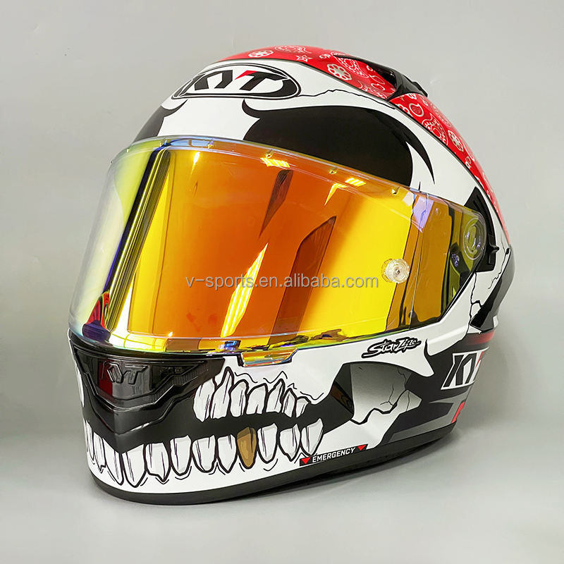 Iridium Kyt Nfr Race Helm Fullface KYT NFR Super Mario Original - Main Image