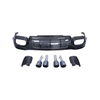 Nouveau kit carrosserie en fibre de carbone style B pour GLE CLASS GLE350/GLE450/GLE63 : Lame avant/Diffuseur arrière/Grille de spoiler