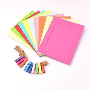 Ảnh Treo Tường Trang Trí Nhà Cửa Sinh Nhật Tự Làm Phổ Biến Khung Cắt Dán Giấy Nhiều Màu Hình Chữ Nhật Để Trưng Bày Ảnh - Product Image 1