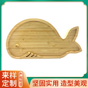 Planche à découper en bois en forme de dauphin, plateau à couteaux en bois massif pour la cuisine, plateaux de service - Product Image 5