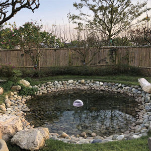 Agitador de agua de energía Solar para baño de loro pájaro con cubierta transparente agitador de Wiggler blanco con respaldo de batería - Product Image 6