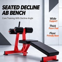Peralatan Fitness Bodybuilding Berkualitas Tinggi Ekspor Langsung Pabrik, Bench Decline Komersial & Rumah Tangga dengan Garansi