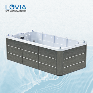 Piscina de Lujo con Sistema Balboa para Exteriores, <span class=keywords><strong>Spa</strong></span> de Natación Infinita, Proyecto <span class=keywords><strong>Resort</strong></span>, Jacuzzi de Entrenamiento, <span class=keywords><strong>Spa</strong></span> para Patio Trasero, Venta al por Mayor de Fábrica - Product Image 1