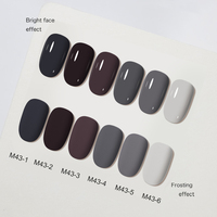 AILANUO Échantillon Gratuit Créez Votre Propre Bouteille de Vernis à Ongles en Gel 6 Couleurs Coffret de Vernis Gel UV Fournisseur de Vernis à Ongles à Marque Privée