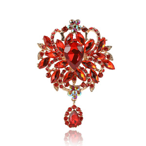 Broches de Cristal de Moda en Oferta, Broches de Lujo con Pedrería para Bodas, Accesorios de Ropa para Mujer, Broches de Joyería de Alta Gama - Product Image 5