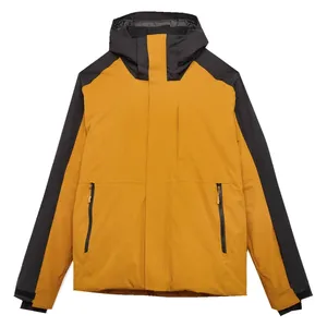 Высококачественная стильная желтая уличная Мужская лыжная куртка