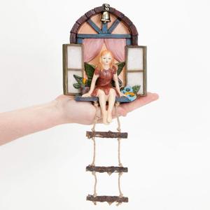 Cổ tích nhà thang treo cây điêu khắc và vườn nhựa trang trí cho nhà - Product Image 4