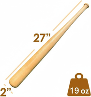 Bâtons de baseball légers en bois de qualité supérieure, faible MOQ