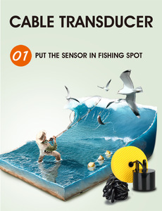 Détecteur de bancs de poissons portable HD DORISEA 0,7M-100M Sonar de pêche Visuel en métal - Product Image 2