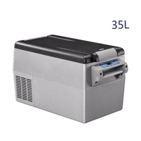 Réfrigérateur-congélateur portable pour voiture 55L DC 24V 12V Compresseur Camping Réfrigérateur de voiture
