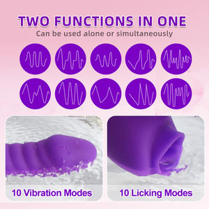 Vibromasseur puissant alimenté par USB pour les femmes 2-en-1 stimulateur de Clitoris et G-Spot <span class=keywords><strong>Vibro</strong></span> gode baguette femme clitoris ventouse jouets sexuels pour adultes - Product Image 2