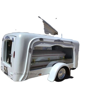 Remorque de corbillard funéraire Corbillard à cheval anglais Chariot de cercueil funéraire antique/Corbillard tiré par un cheval Remorque funéraire - Product Image 3