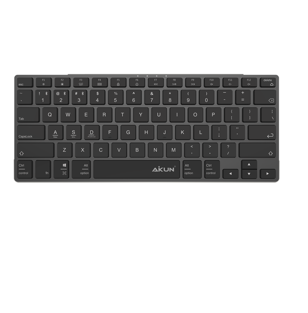 Rechargeable BT8300XR BT 5.0 and 2.4Ghz Wireless Ultra Thin Keys Scissors Keyboard New Compatible with WIN-Android-IOS