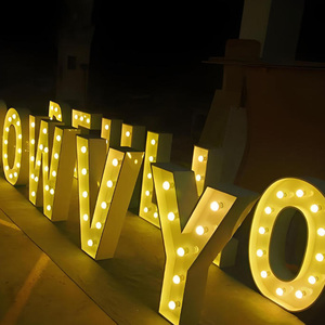 Letreros Decorativos de Lujo Acrílicos con Diodos Emisores de Luz 3D de Gran Tamaño Personalizados, Adecuados para Centros Comerciales - Product Image 4