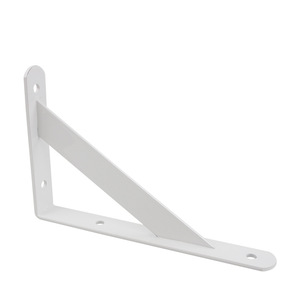 Support d'étagère mural triangulaire Juwoya en acier laminé à froid, support de rangement robuste, support d'angle droit - Product Image 2