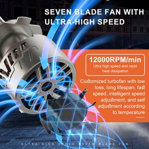 Accessoires de voiture PEL haute puissance <span class=keywords><strong>K2</strong></span> 140W 70000LM phare LED de voiture H4 9005 H11 Led 360 H3 12V 24V - Product Image 5