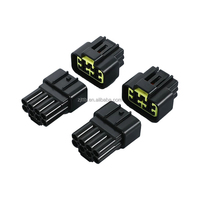 Conector Automotriz Impermeable 2.3 de 8 Pines, Par de Terminales Macho y Hembra, Arnés de Cables para Vehículos Eléctricos