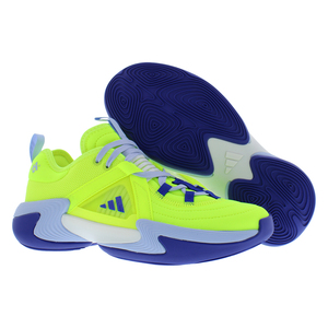 Zapatillas de Baloncesto Adidas SM Exhibit Select para Mujer, Color Amarillo, Blanco y Azul Luminoso - Product Image 4