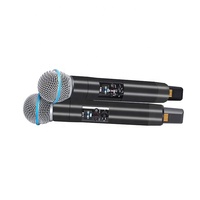 Microphone sans fil UHF double canal SLXD4D BETA58 S58, micro-cravate et micro à main professionnels SLXD pour l'église