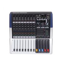 Console de mixage 8 canaux 350W avec 99 effets DSP, interface USB, amplificateur de puissance sonore, mixeur