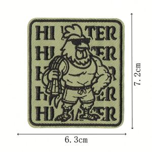 Computer Embroidered DIY Warrior Fish Flag Skull Patches for Bags & Clothing - Product Image 5