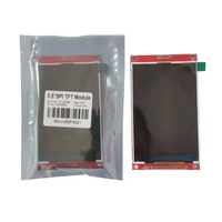 Écran LCD TFT AISON 3,5 pouces 320x480, module d'affichage LCM avec pilote ILI9488, écran tactile résistif SPI 4 fils, rétroéclairage LED 250cd/m