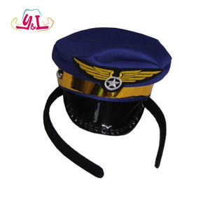 زي كابتن طيار الطائرة اكسسوارات قبعة صغيرة عقال - Product Image 1