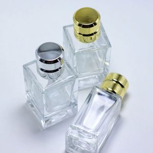 Flacons de parfum de luxe 100 ml en vrac, flacons vaporisateurs en verre vides 30 ml 50 ml avec bouchons uniques, couleur personnalisée sérigraphiée - Product Image 2