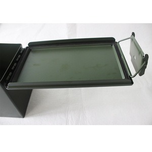 Boîte à munitions en métal robuste M2A1, mallette à munitions <span class=keywords><strong>vide</strong></span>, boîte à <span class=keywords><strong>outils</strong></span> pour balle - Product Image 6
