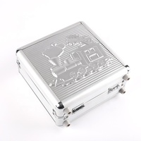 Boîte en aluminium en gros, logo personnalisé, jeu de dominos mexicain antique, jeu de dominos