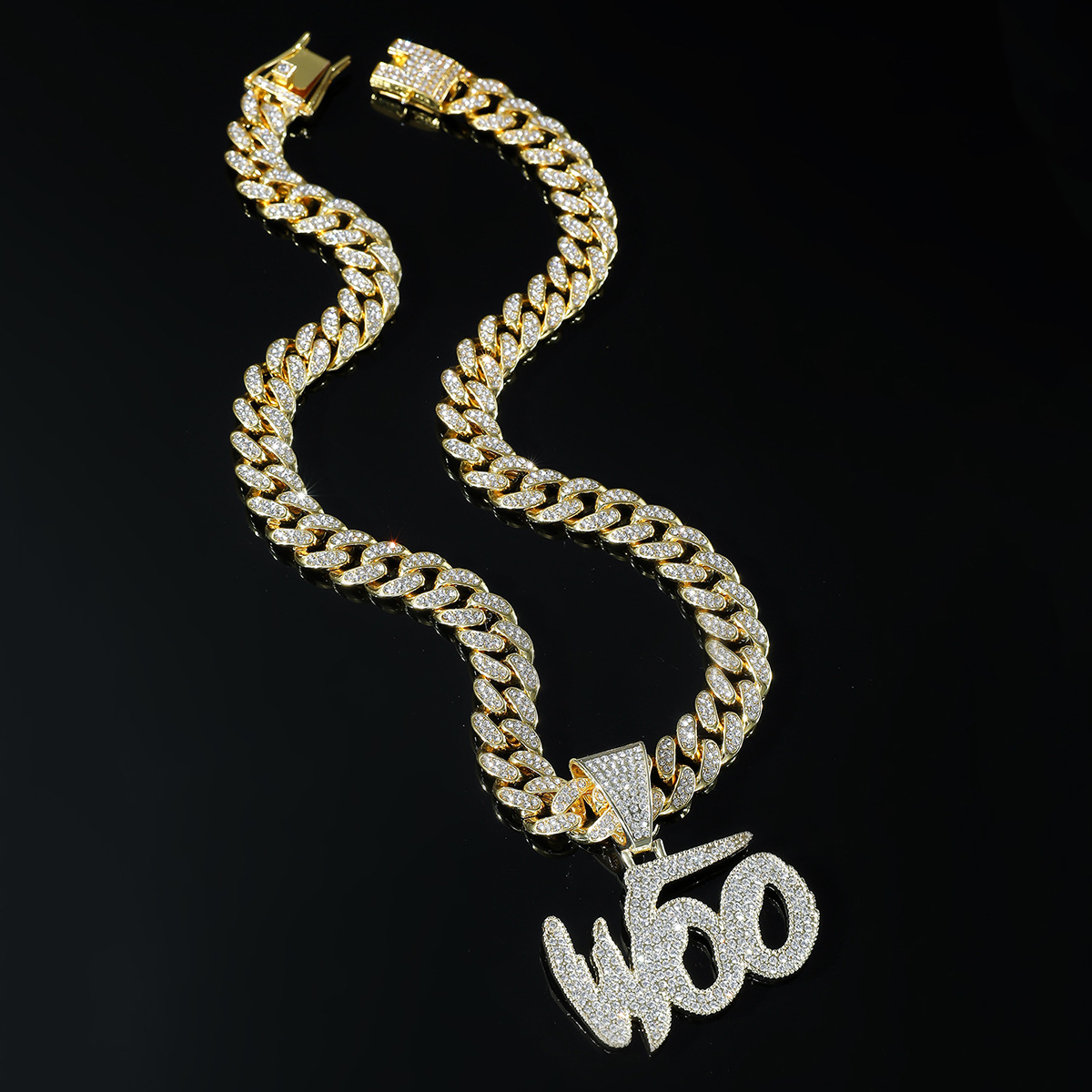 Rapper Hip Hop Jewelry - 18K Gold Plated Pendant Necklaces