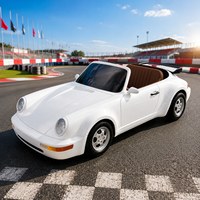Kart de course personnalisable modèle 930 avec double ceinture de sécurité pour adultes et enfants, idéal pour la location commerciale sur piste et le divertissement.