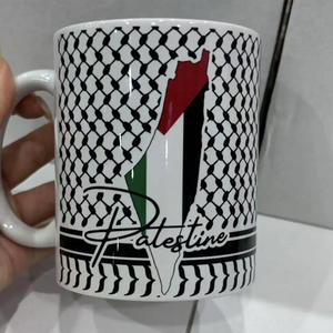 <span class=keywords><strong>Design</strong></span> <span class=keywords><strong>creativo</strong></span> tazza palestina in ceramica 11oz con stampa a sublimazione tazza da caffè palestina riutilizzabile per regalo Souvenir - Product Image 6